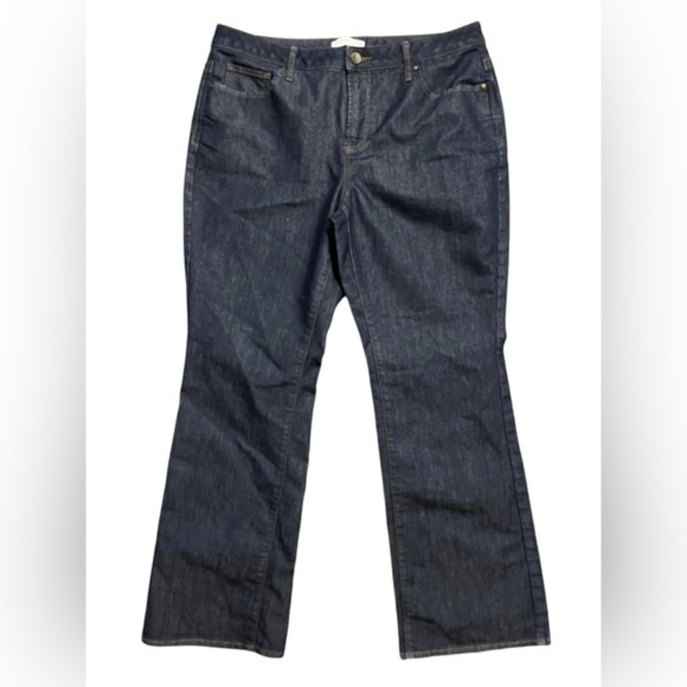 Coldwater Creek Jeans Dark Indigo Wide Leg